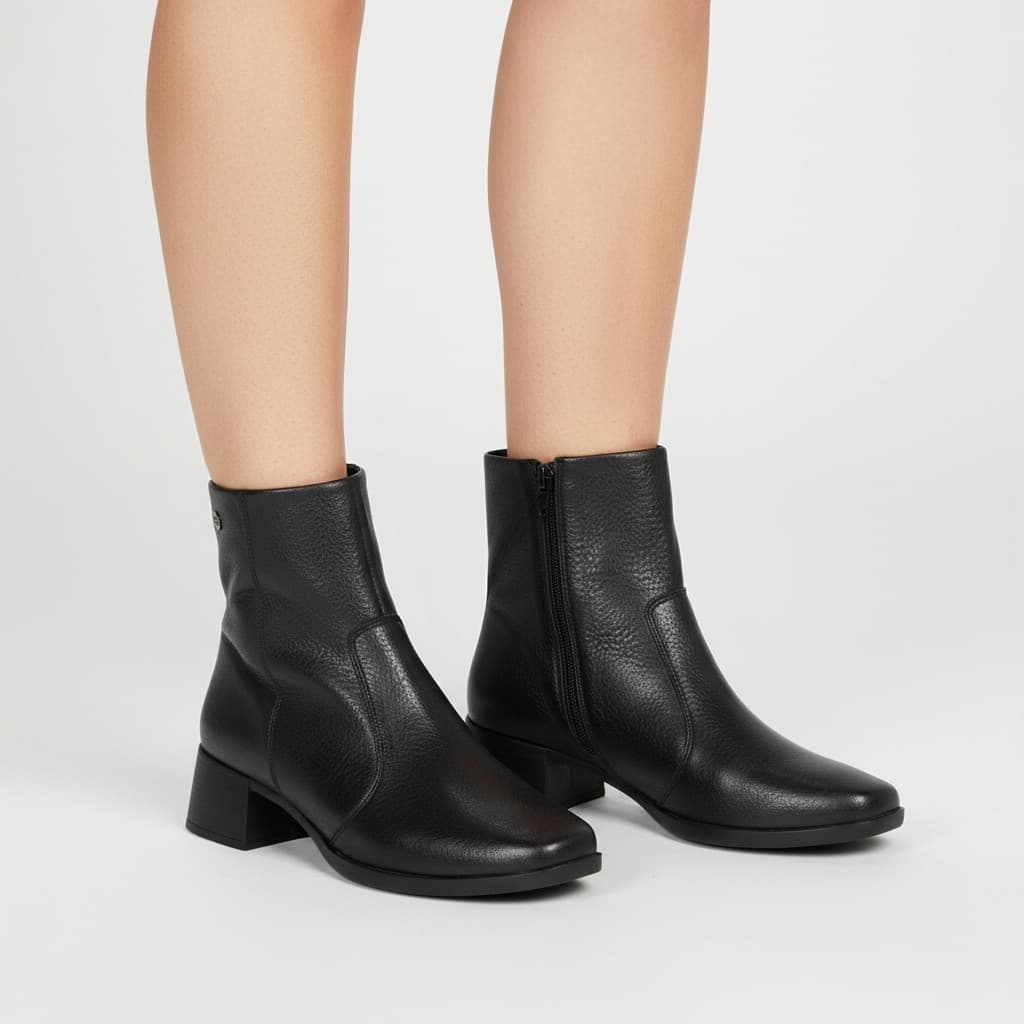 Bota Feminina Ankle Boot Casual Leve Linha Premium Country