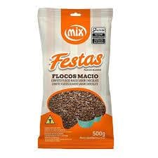 CONFEITO FLOCOS MACIO SABOR CHOCOLATE MIX 500G