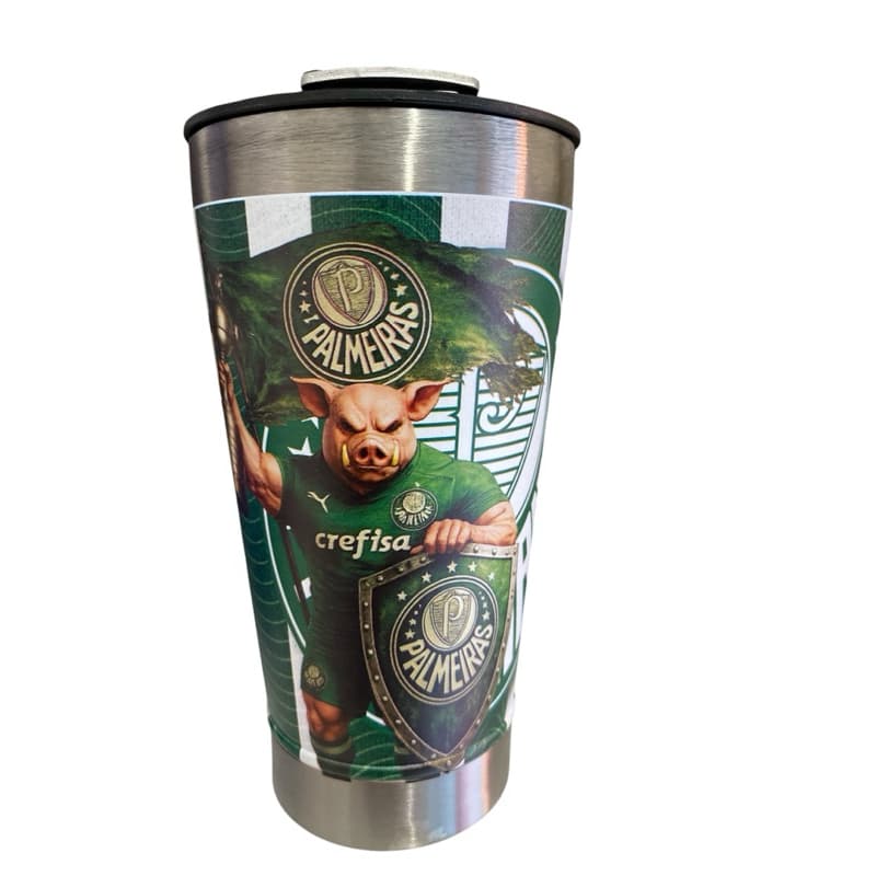 Copo Térmico Personalização em 360 Graus 473 ML Personalizado de Time.