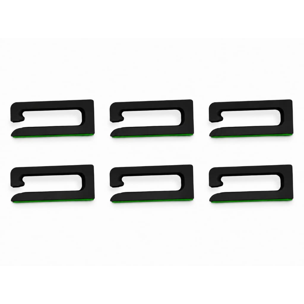 Organizador de Cabos Adesivo para Mesa e Parede Kit 2 4 e 6 Unidades Compacto Multiuso