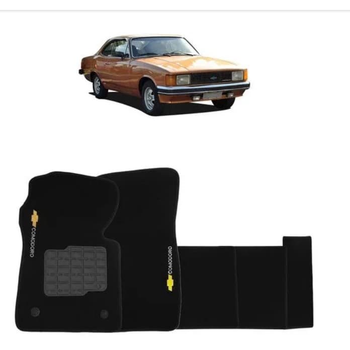 Jogo de Tapete Carpete Opala Comodoro 1975 a 1992.