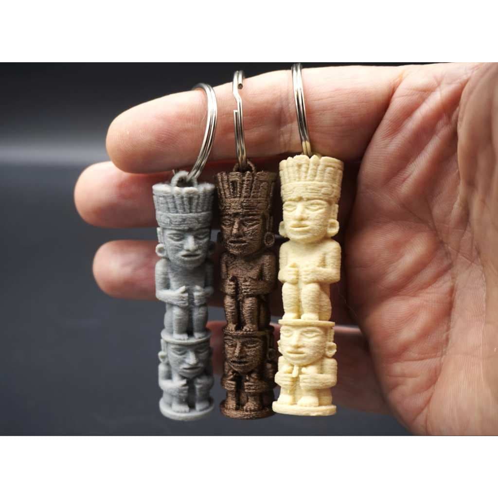 Chaveiro Totem Asteca Decorativo Estilo Tribal para Chaves Bolsa