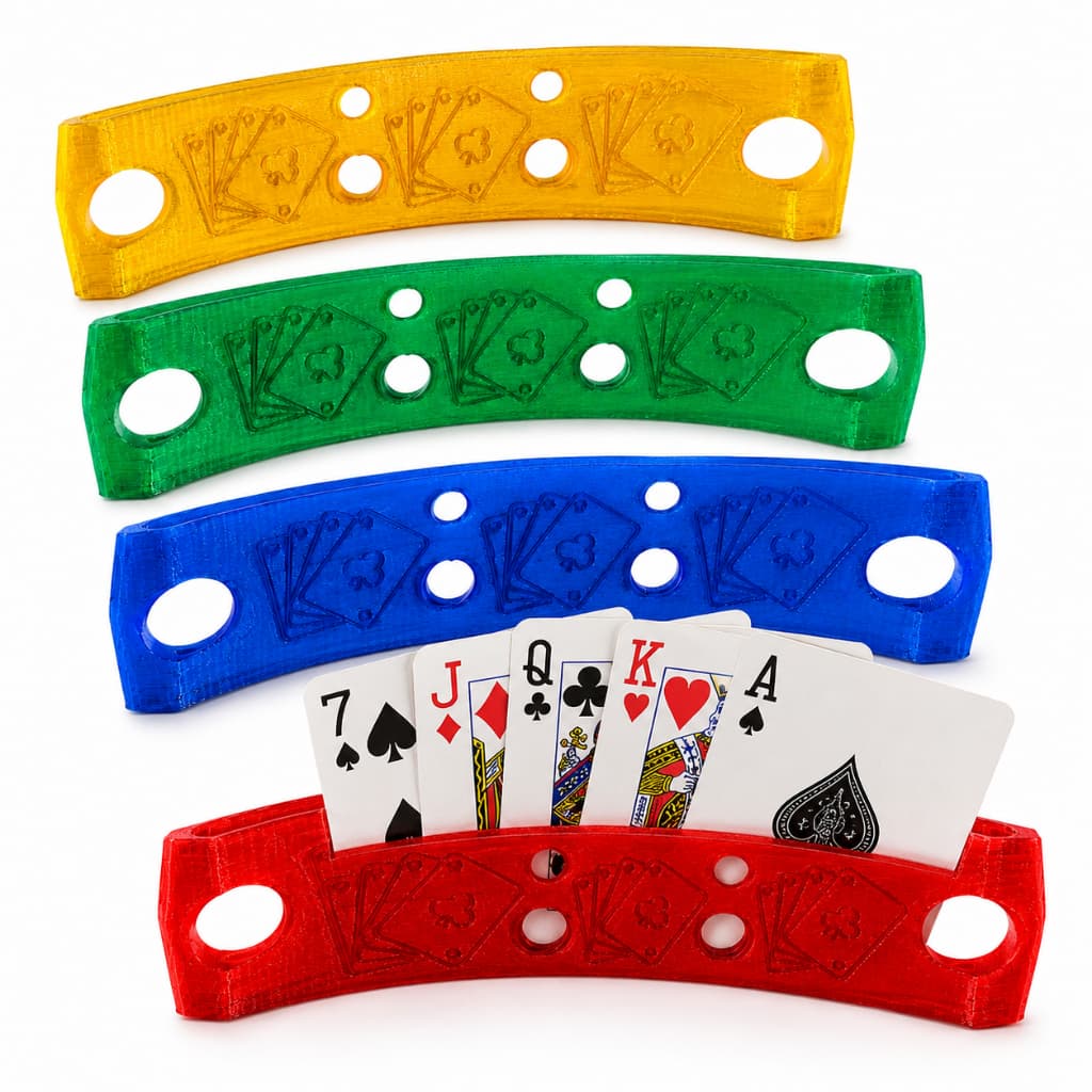 Suporte Cartas, Baralho Crianças Adultos Mesa Truco Canastra Poker Idosos Organizador Acessório Uno.