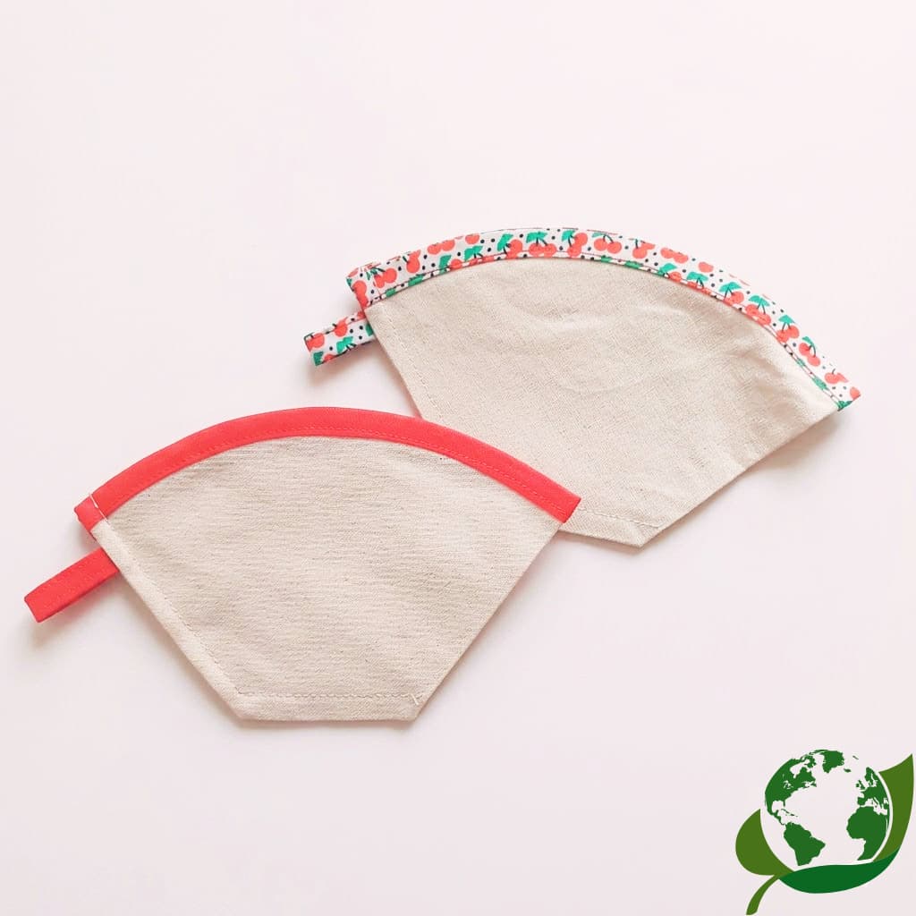 Filtro de Café de Algodão Cru Modelo Melitta N2 e N4 | Filtro Reutilizável Ecológico para Cafeteira