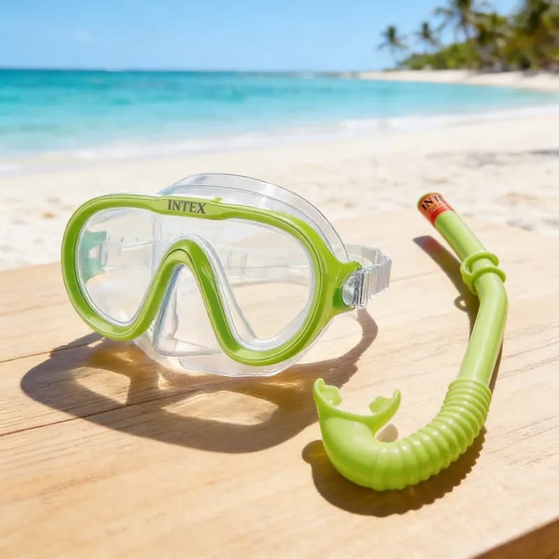 Kit Mergulho Adventurer Infantil Intex Com Bocal