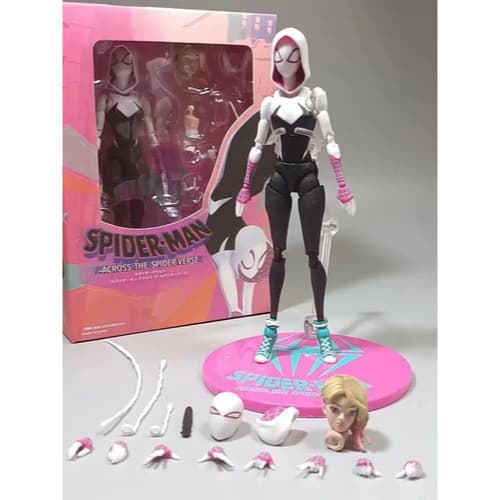 Figura De Ação Spider Gwen Heroína Aranhaverso