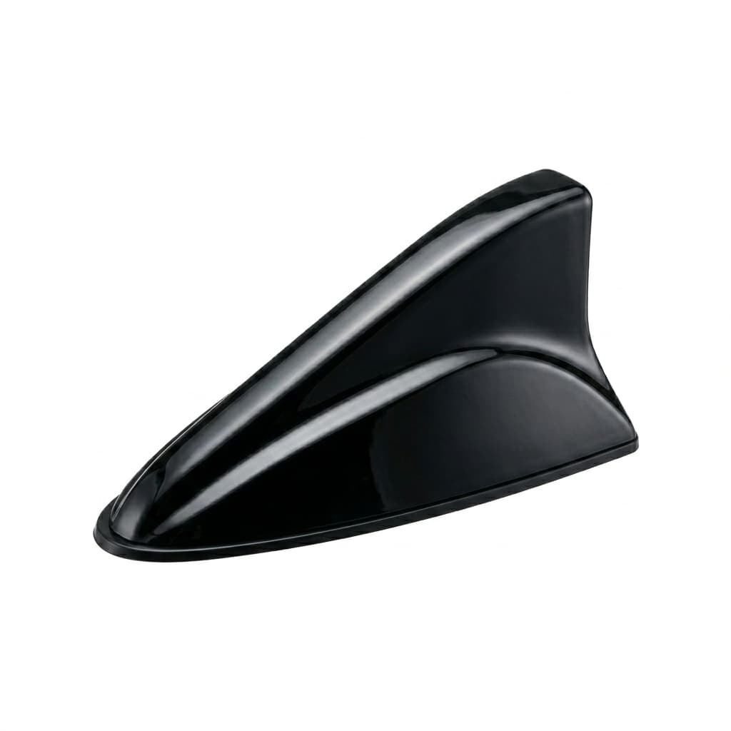 Antena Shark Tubarão Preta Natural Amplificada e Funcional para Som Automotivo som de carro