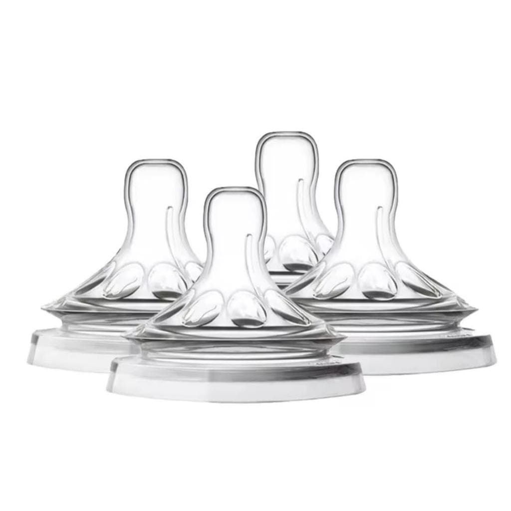 Kit 2 Bicos De Silicone Compatível Para Mamadeira Avent Pétala, bico kuka, lillo, nuk, dr isla, bico mamadeira, bebe