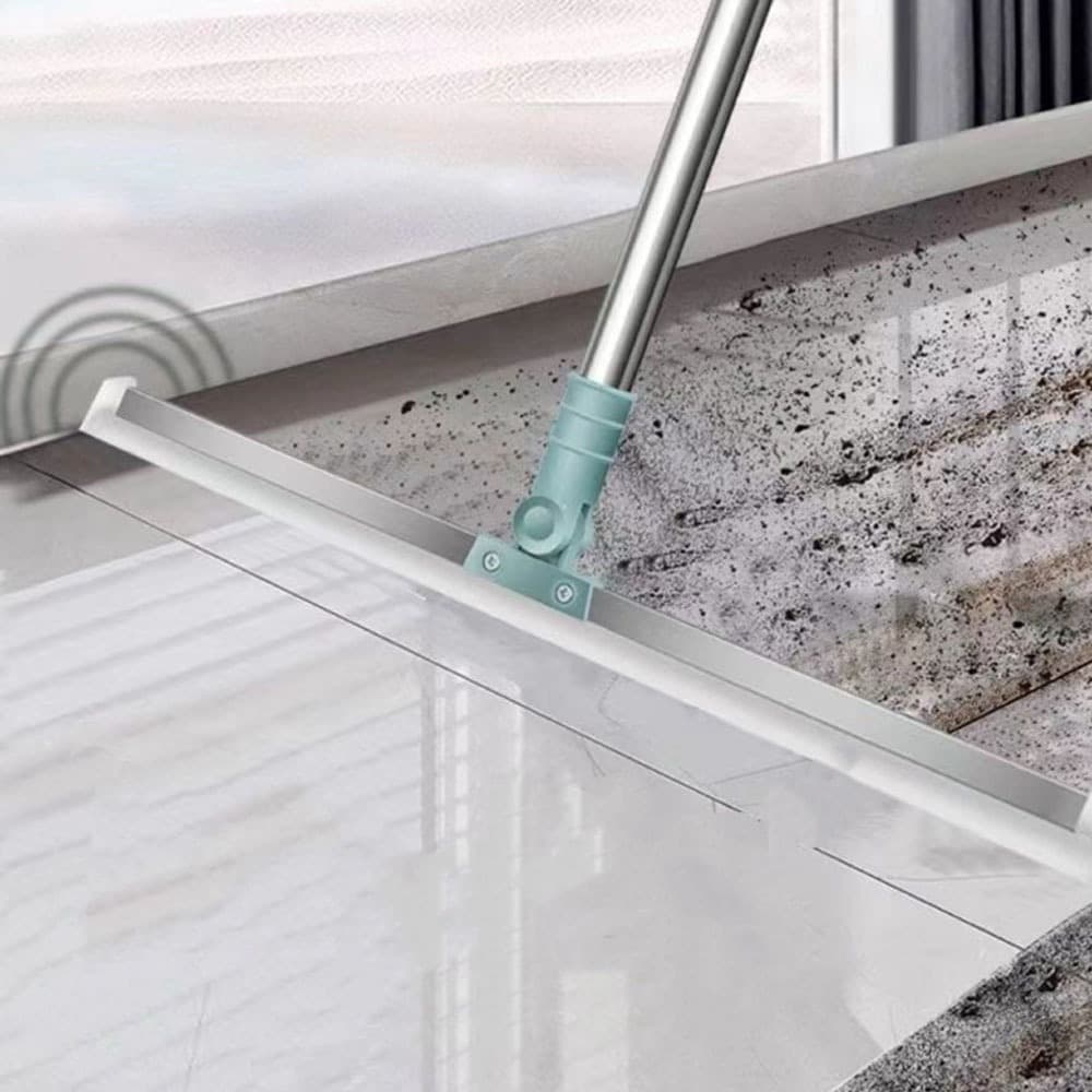 Rodo Limpador Silicone Ajustável 180° Alta Eficiência para Água Vidro Piso e Azulejo