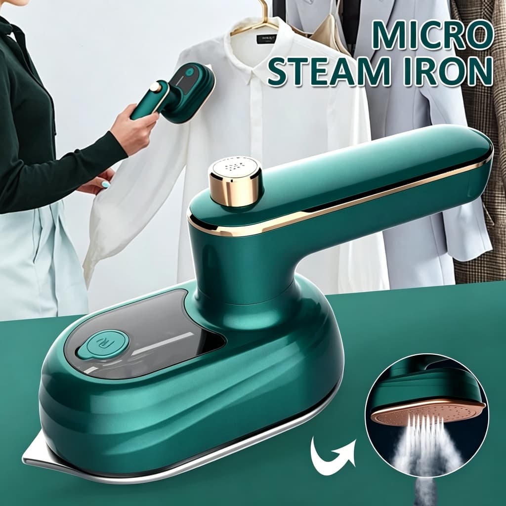 Mini ferro elétrico portátil, ideal para casa, viagens e viagens de negócios