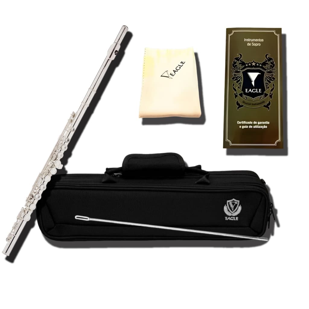 Flauta Transversal Eagle FL03S Com Estojo