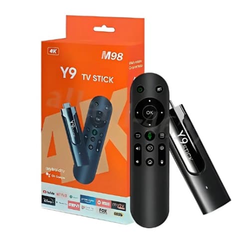 Tv Stick M98 Y9 Android Tv 11 4k Hdmi Youtube Netflix Preto