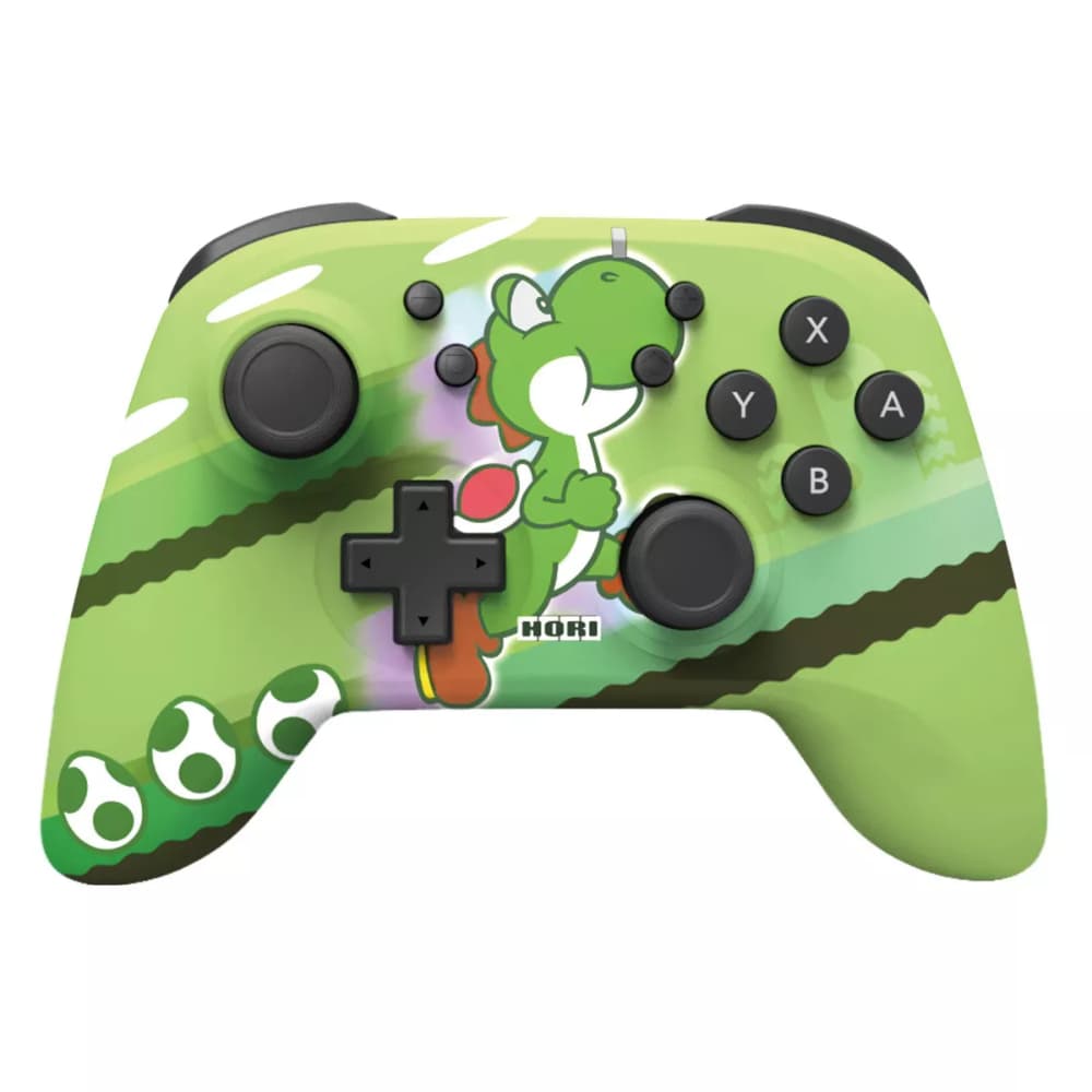Controle Sem Fio Horipad Edição Yoshi para Nintendo Switch 1 e 2