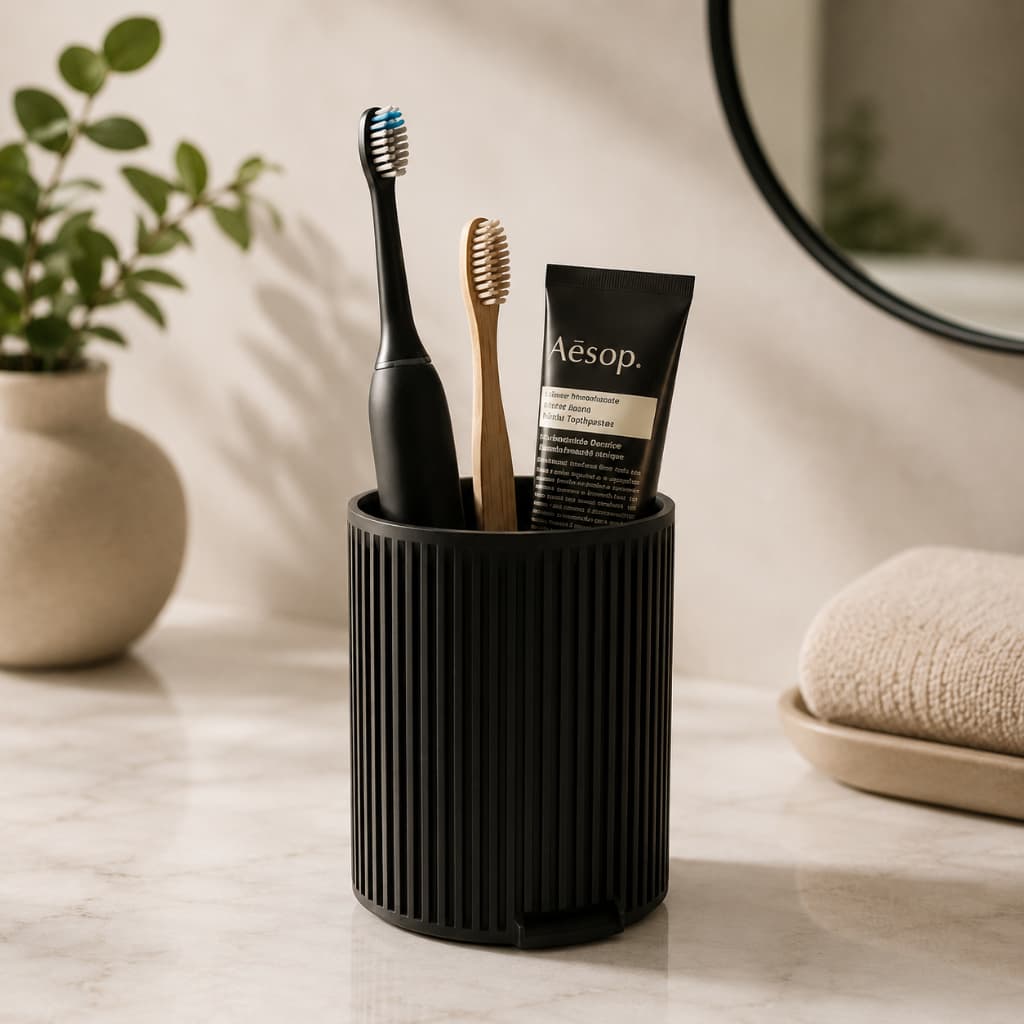 Porta Escovas de Dente Multiuso Para Banheiro PLA premium Ideal para Lavabo