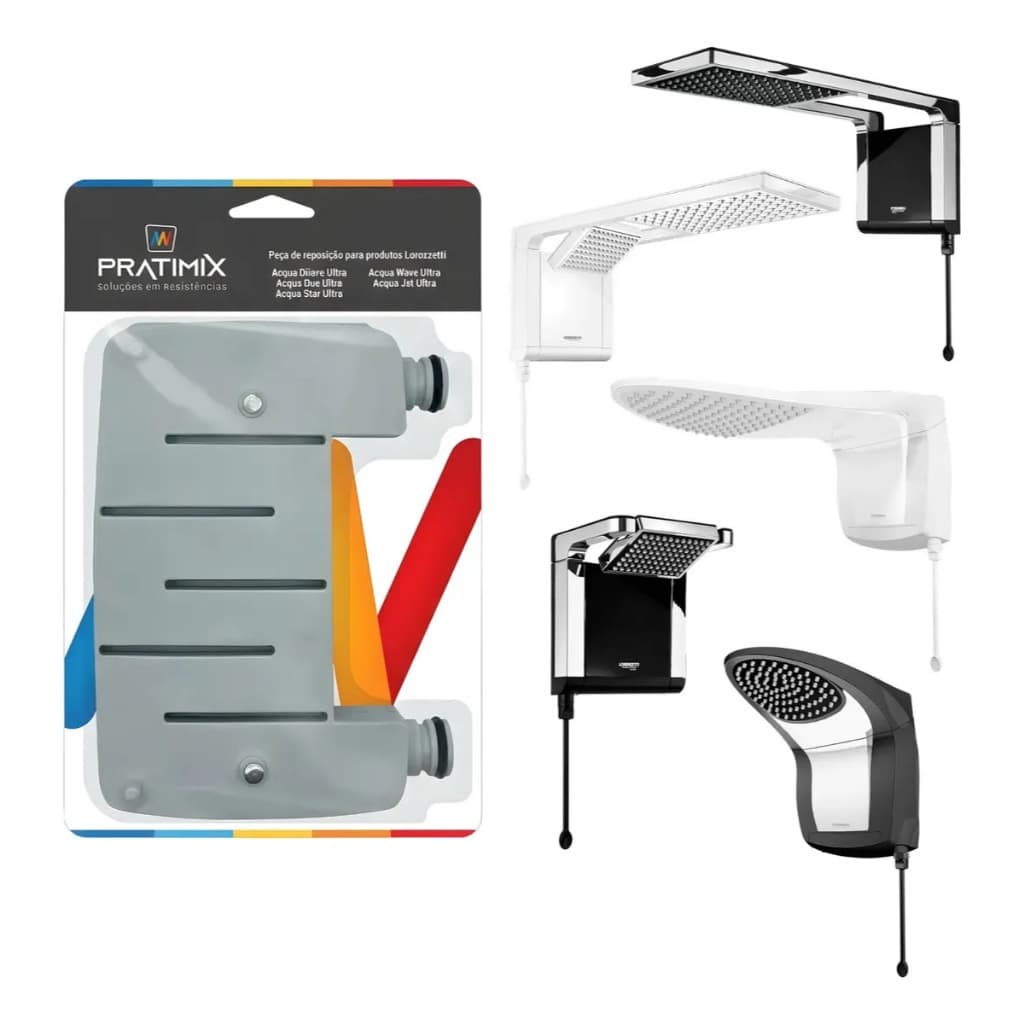 Resistência Chuveiro Acqua Ultra 220v - 7800w compativel Lorenzetti