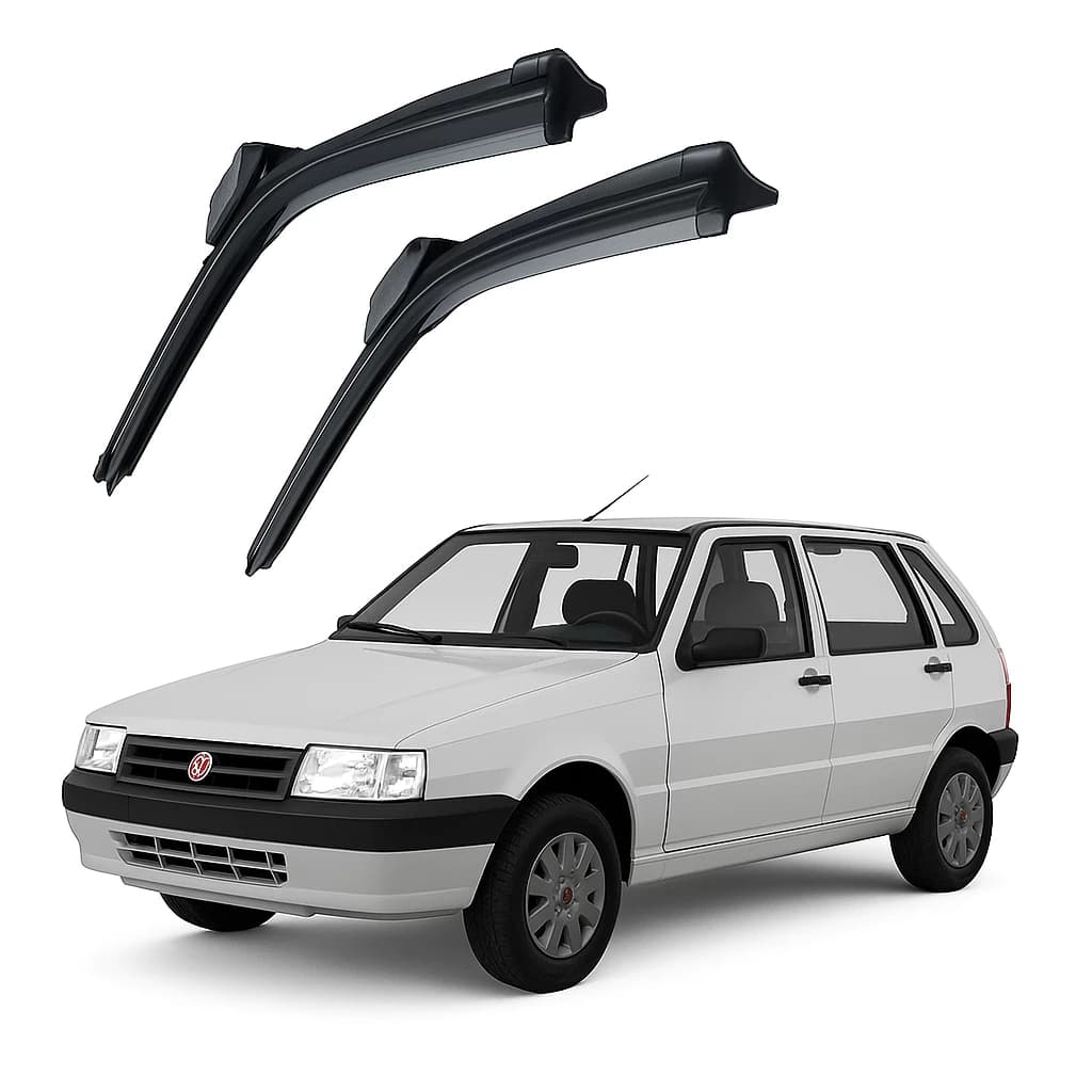 Palhetas Limpador De Parabrisa Dianteiro Para Fiat Uno Mille 1984 Até 2013 18-18
