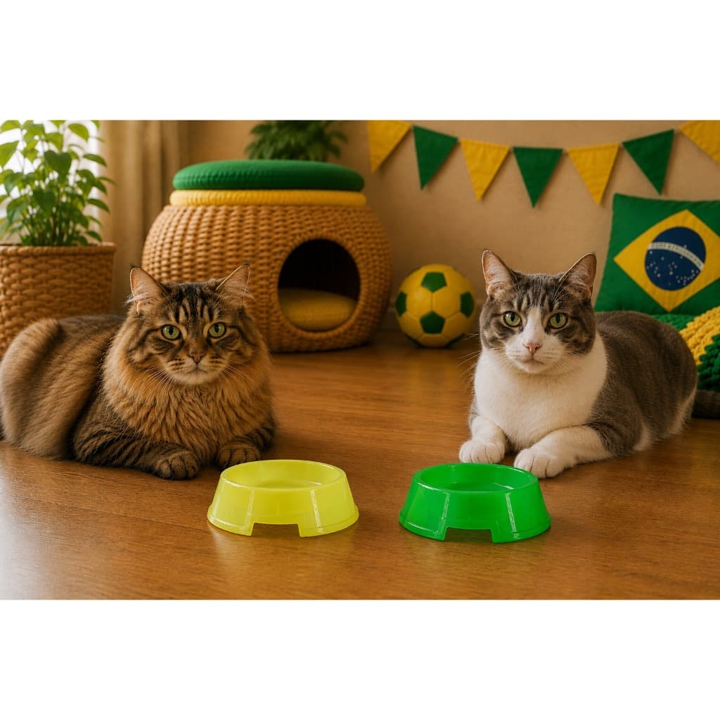 COPA 2026 Comedouro ou Bebedouro para Gatos 150ml Leve, Prático e Higiênico