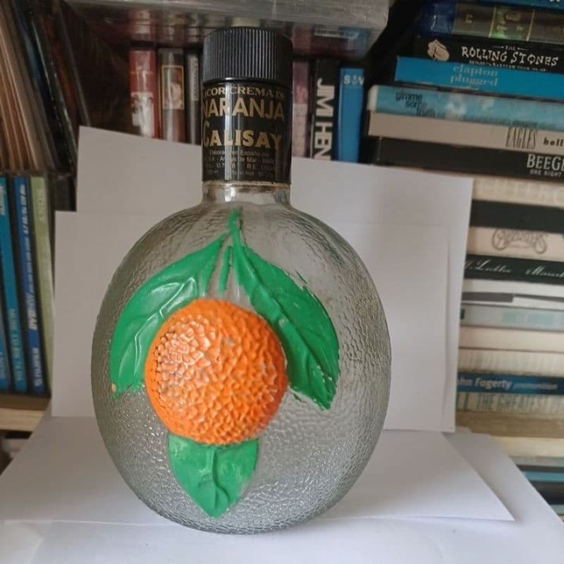 garrafa Licor para decoração 🍊 Calisay Barcelona vazia top