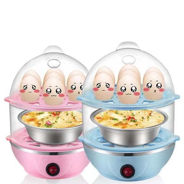 Cozedor 14 Ovos Dois Andares 110v Cozinhar Vegetais À Vapor Ovos