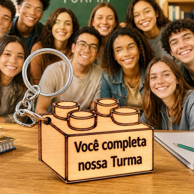 KIT Chaveiro Quebra Cabeça LEGO  MDF já vão todos montados, festa, lembrancinhas