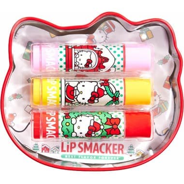 Trio lip balm Hello kitty edição especial + latinha Lip smacker