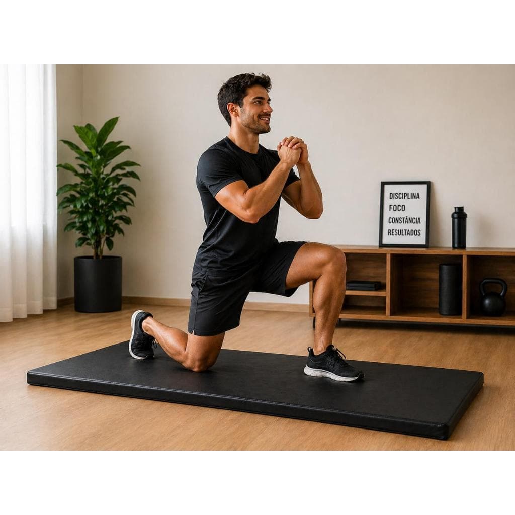Colchonete Alta Densidade 70 Zíper Impermeável Academia Ioga Creches Casa de Repouso Escola Fitness100x50x3