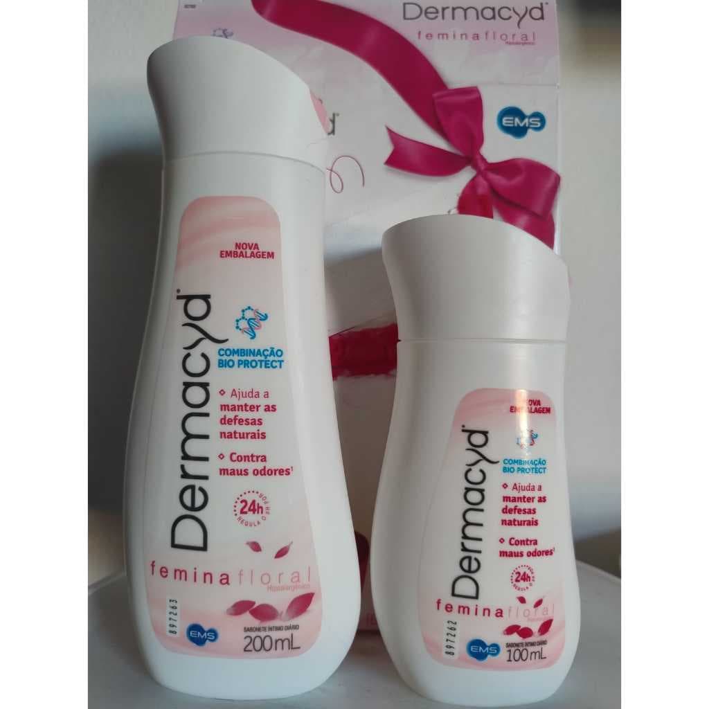 Kit Dermacyd Femina 200ml + Femina 100ml Sabonete Intimo