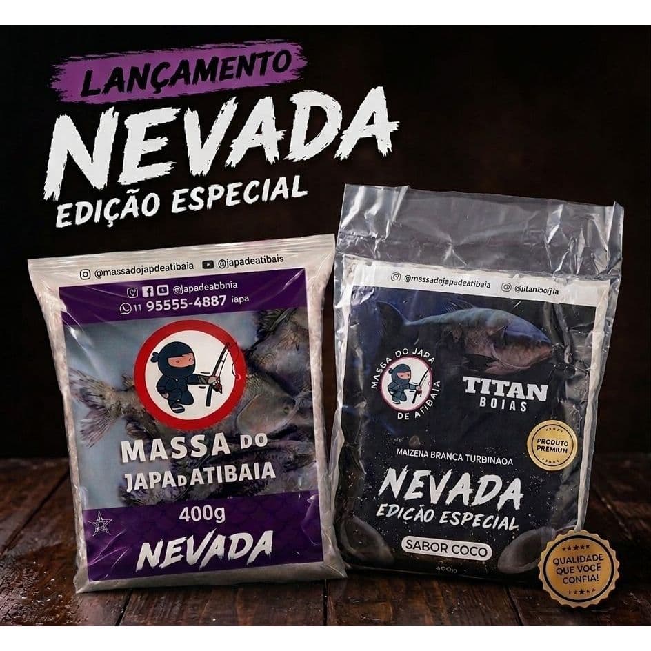 MASSA BRANCA 400GR NEVADA JAPA DE ATIBAIA TAMBA/PACU/PIRA