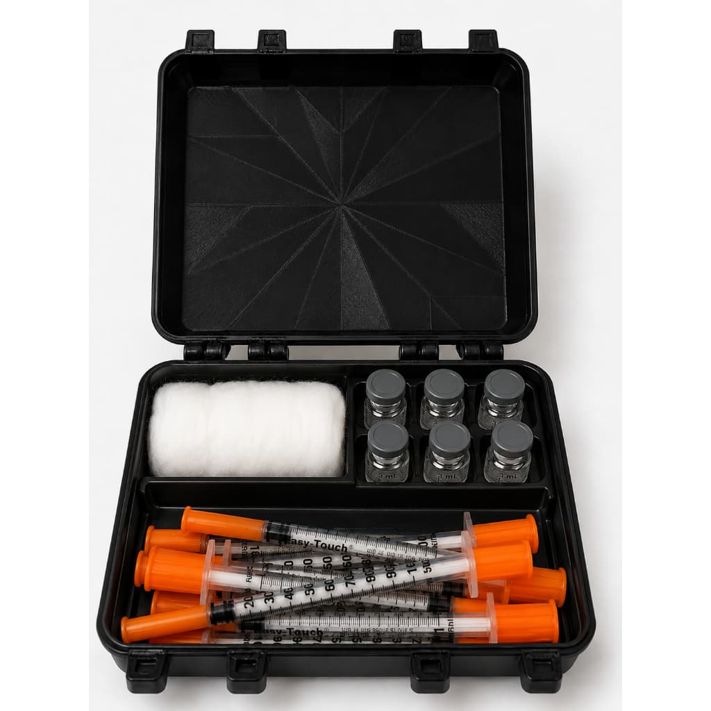 Porta Tirze, Lipole, Tizerd, Ampolas 3ML E Seringas - Ideal Para Frascos De Emagrecer