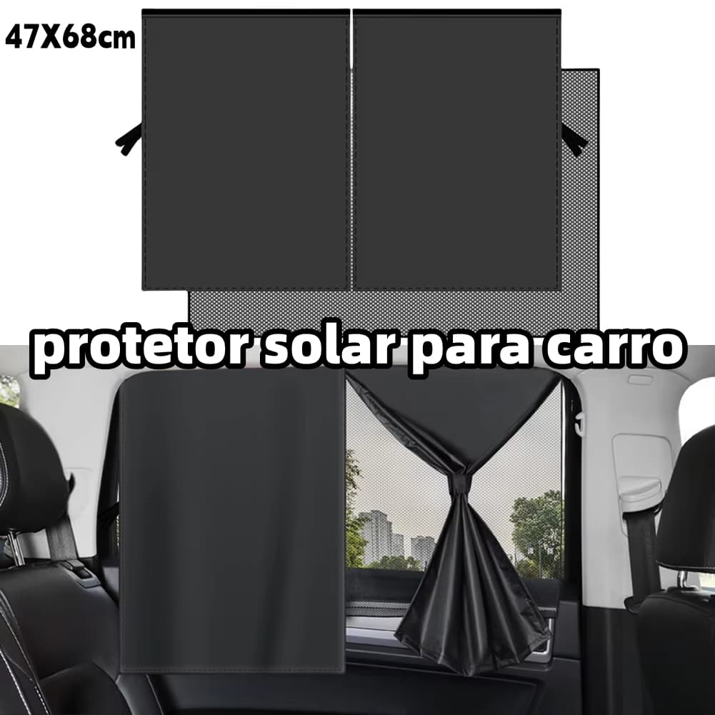 Cortinas de proteção solar capa de janela carro bebe
