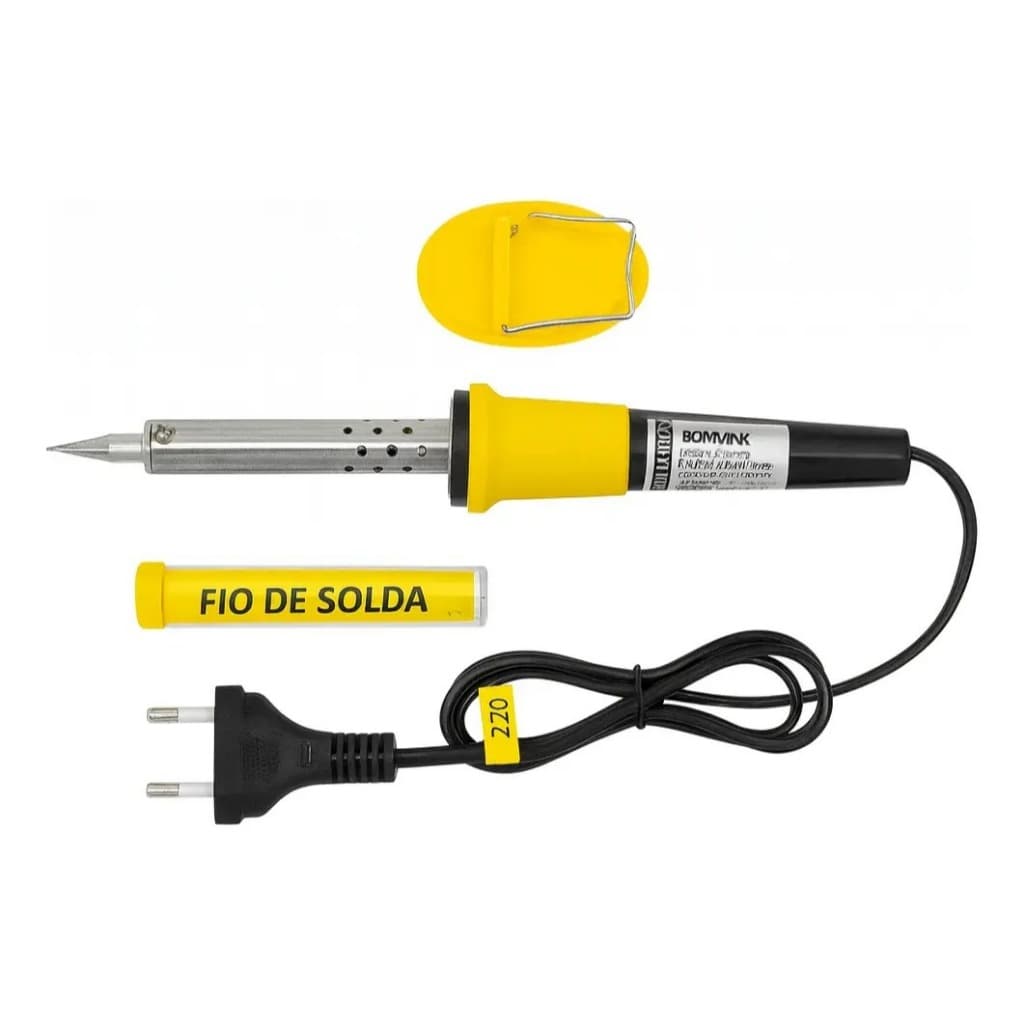 Ferro De Solda Profissional Bomvink 60w Bom 9515