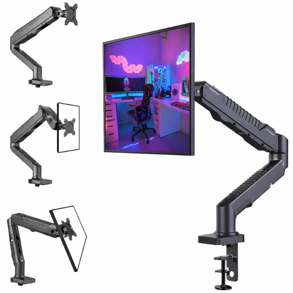 Suporte para Monitor Articulado Sumay 15 a 35 Pol Pistão a Gás Braço de Mesa VESA F800W