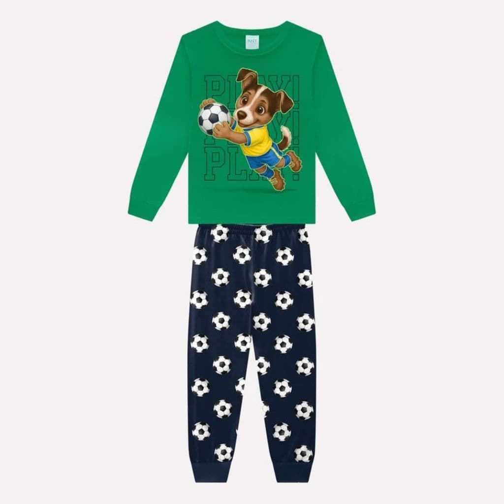 Pijama Infantil Menino Copa do Mundo Kyly