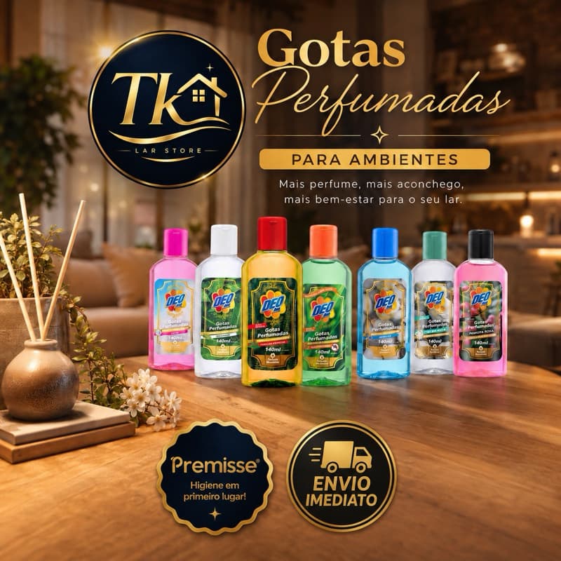 Gotas perfumadas Deoline | Aromatizantes, limpador multiuso super cheiroso