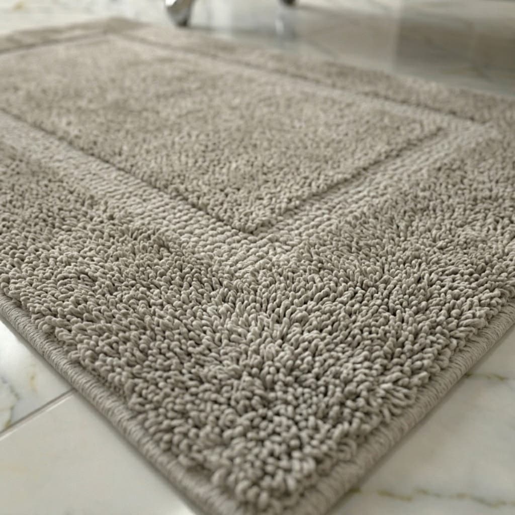 Tapete Banheiro Grande Antiderrapante Eurotextil Dunas Toque Macio 50x100cm