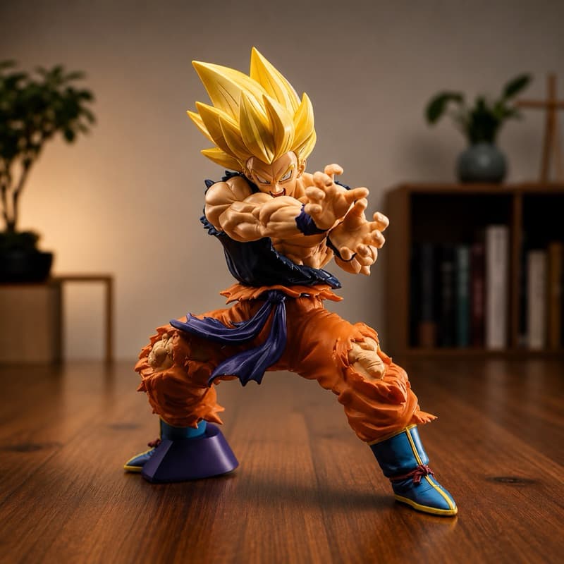 Action Figure Goku Super Sayajin 2 Kamehameha 22Cm Dragon Ball Z Banpresto