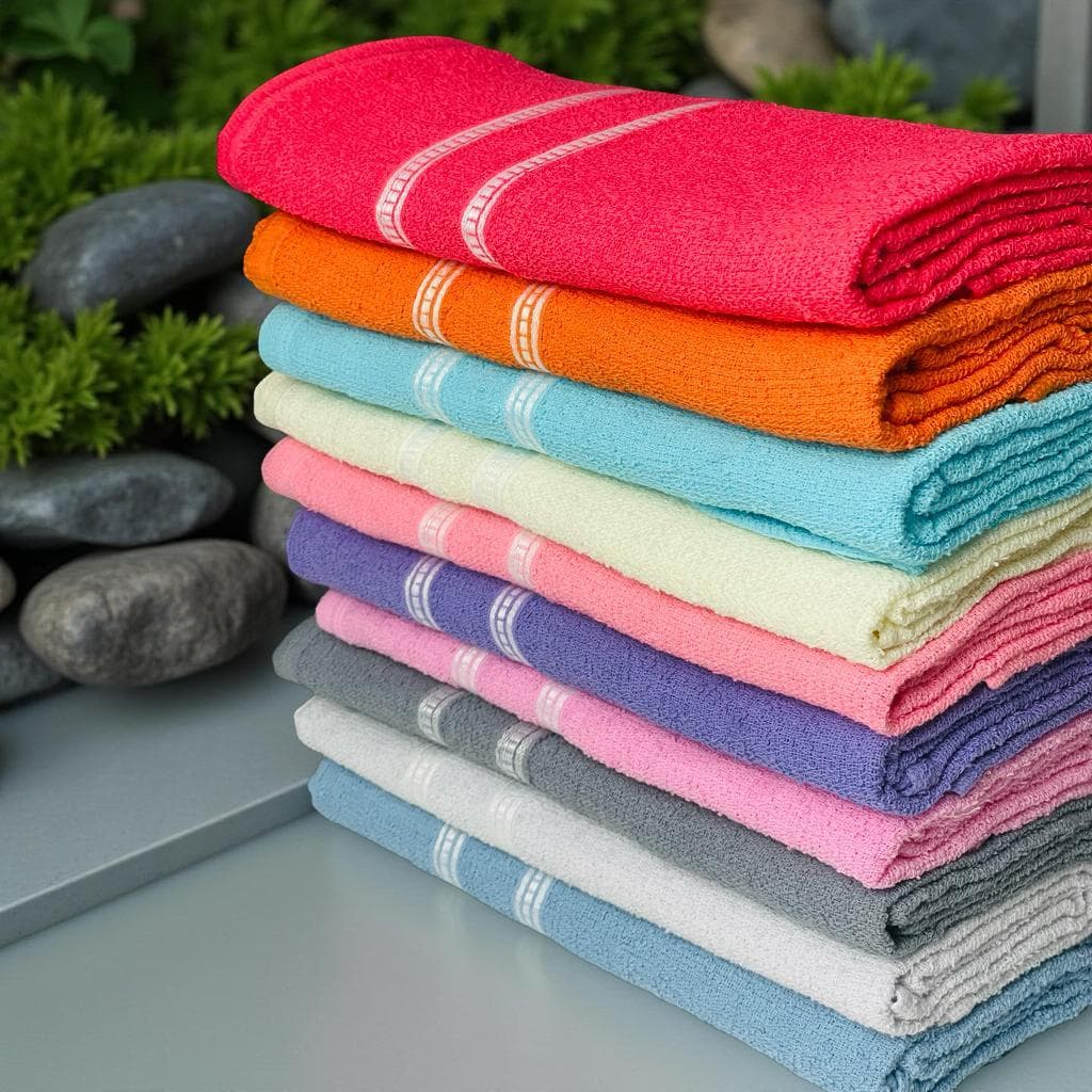 Kit 5 Toalha Banho Dubai Luxo Banhão Ótima Absorção 150x75cm