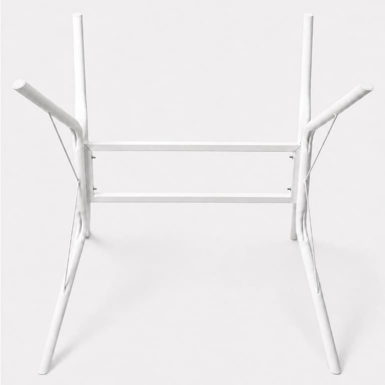 Base De Mesa Retangular De Aço Reforçado Para Tampo De Vidro Ou Madeira - Cozinha , Áreas Gourmet
