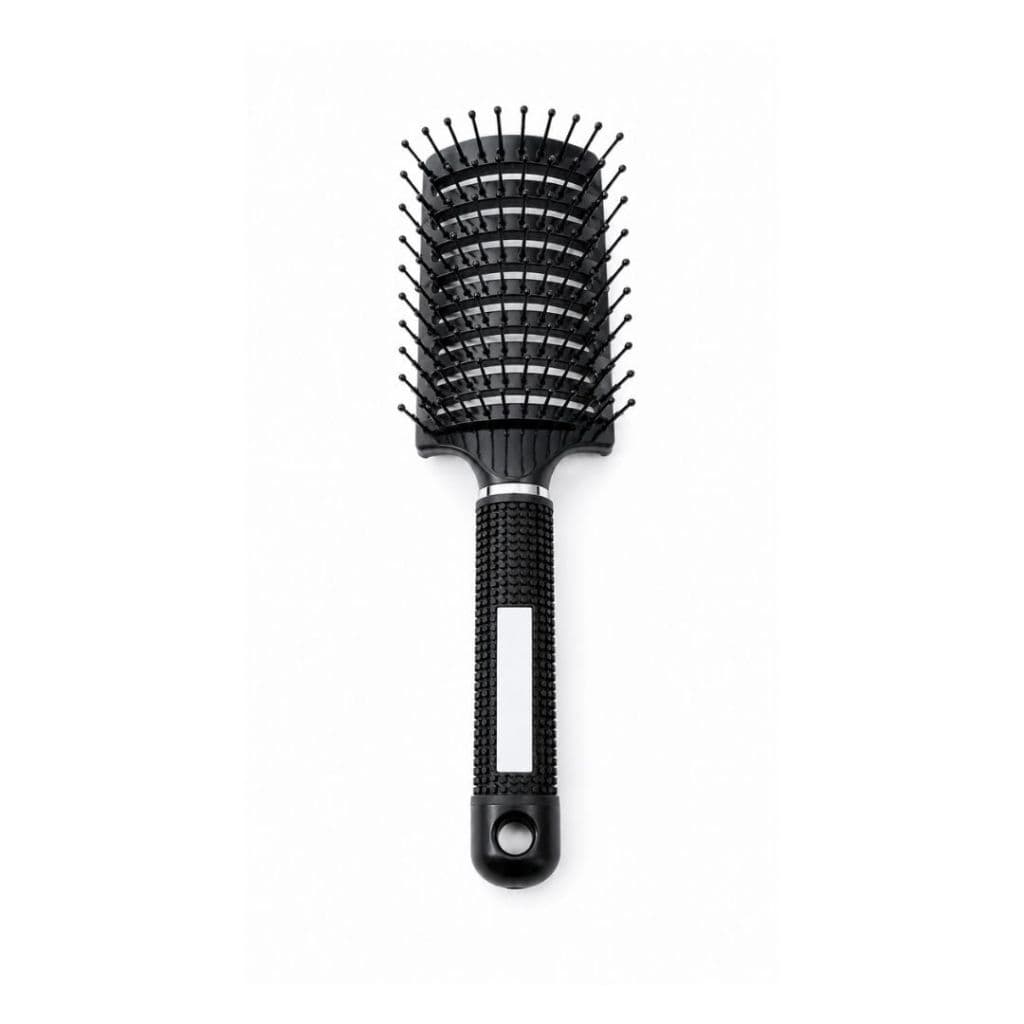escova de cabelo com design vazado