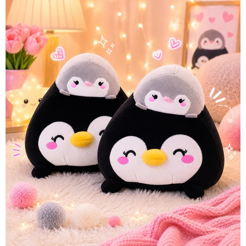 Pelúcia Pinguim Fofa Kawaii 22cm Super Macia Fofa Decorativa Presente Infantil Envio Imediato
