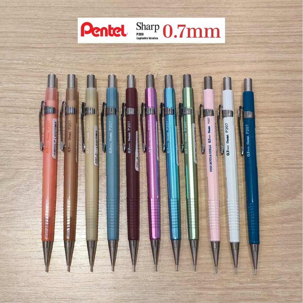 Lapiseira Pentel Sharp P207 0.7mm