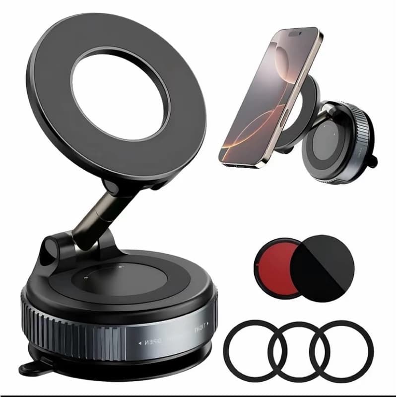 Rotação 360°, Instalação Fácil, Design Portátil