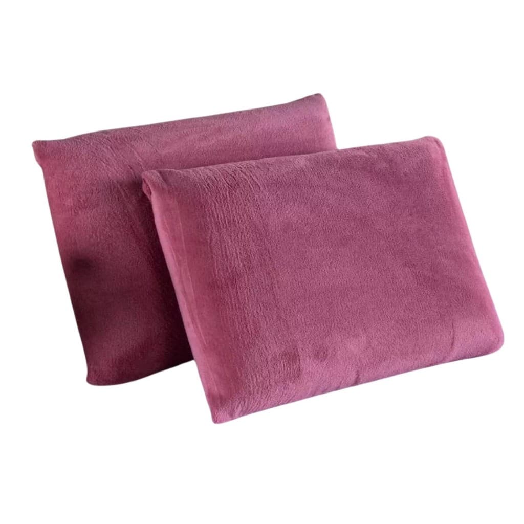 Par De Fronhas Flannel 50x70 Soft Quentinha Macia Para Travesseiro Casal E Solteiro