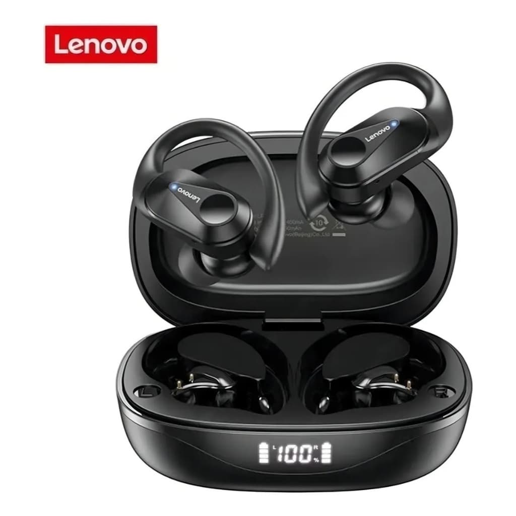 Fone Bluetooth 5.3 Lenovo Livepods Lp75 Corrida Thinkplus Cor Preto