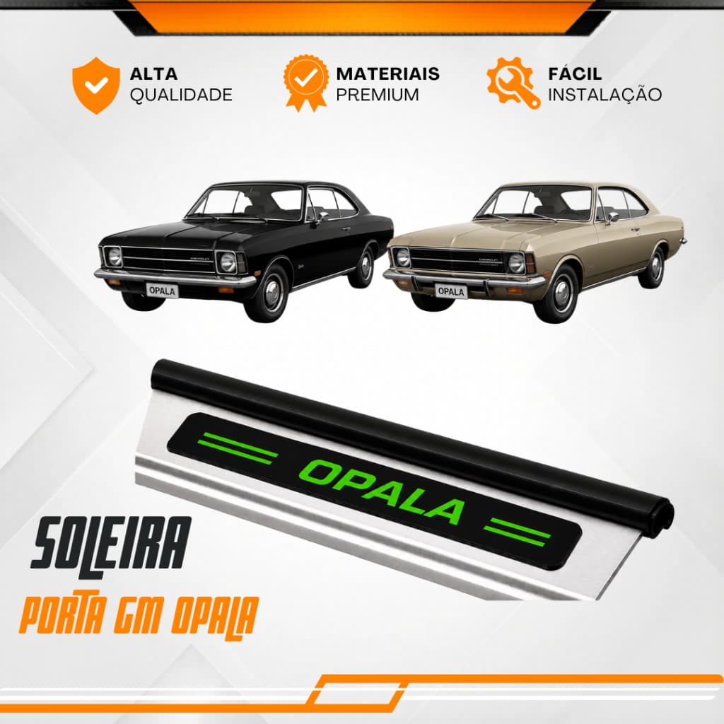 Soleira De Porta Gm Opala Modelo Universal Carro personalizado