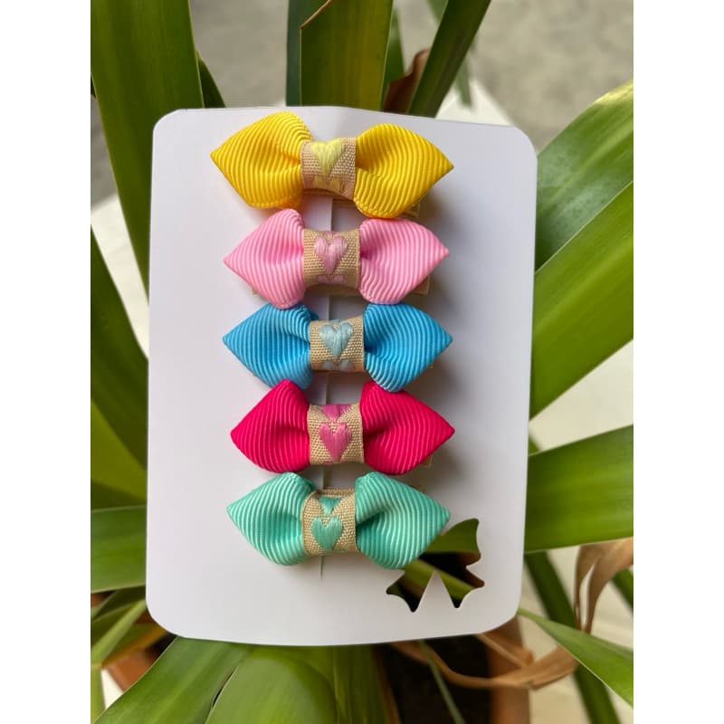 Lacinhos para bebês | Mini lacinhos antideslizante 100% encapados