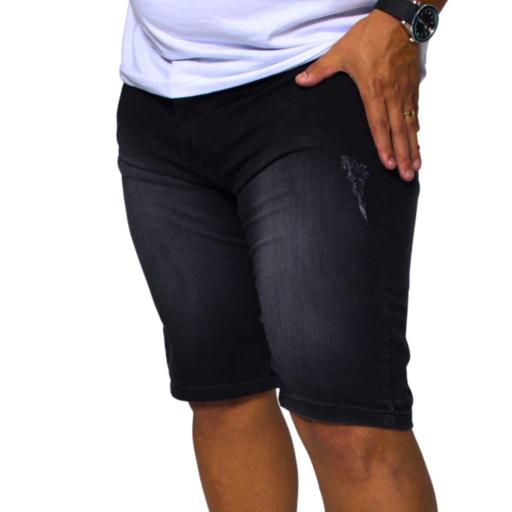 Bermuda Masculina Jeans Casual Lycra Elastano Premium | Short Masculino | Original Envio Rápido.
