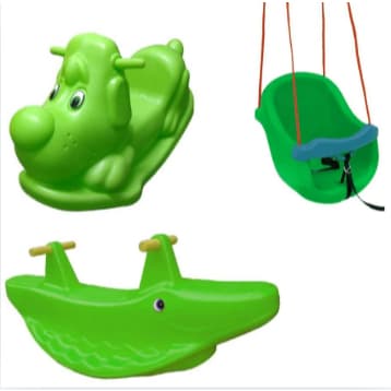 Kit Infantil Cachorrinho, Jacaré e Balanço BB – Diversão, Movimento e Desenvolvimento para Crianças