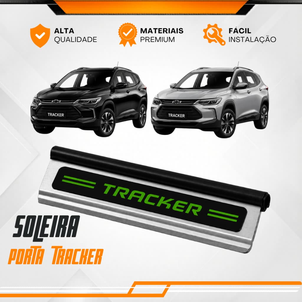 Soleira De Porta Gm Tracker Varias Cores Universal Carro personalizado