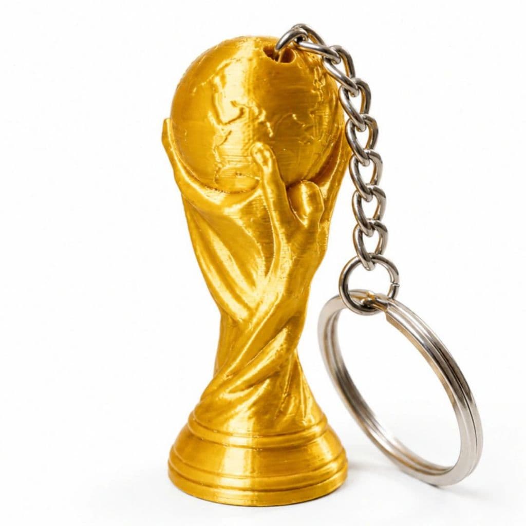 Mini Taça da Copa do Mundo - Chaveiro Decorativo